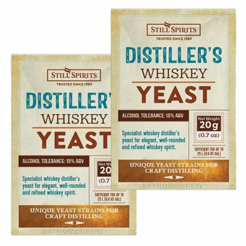 2x Still Spirits Distillers Whisky Hefe 20g für 25L 15% Vol.
