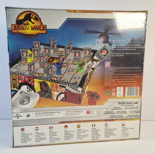 Jurassic World Tracker Board Game, Find & Rescue Dinosaurs - Brand New & Sealed - Picture 2 of 2