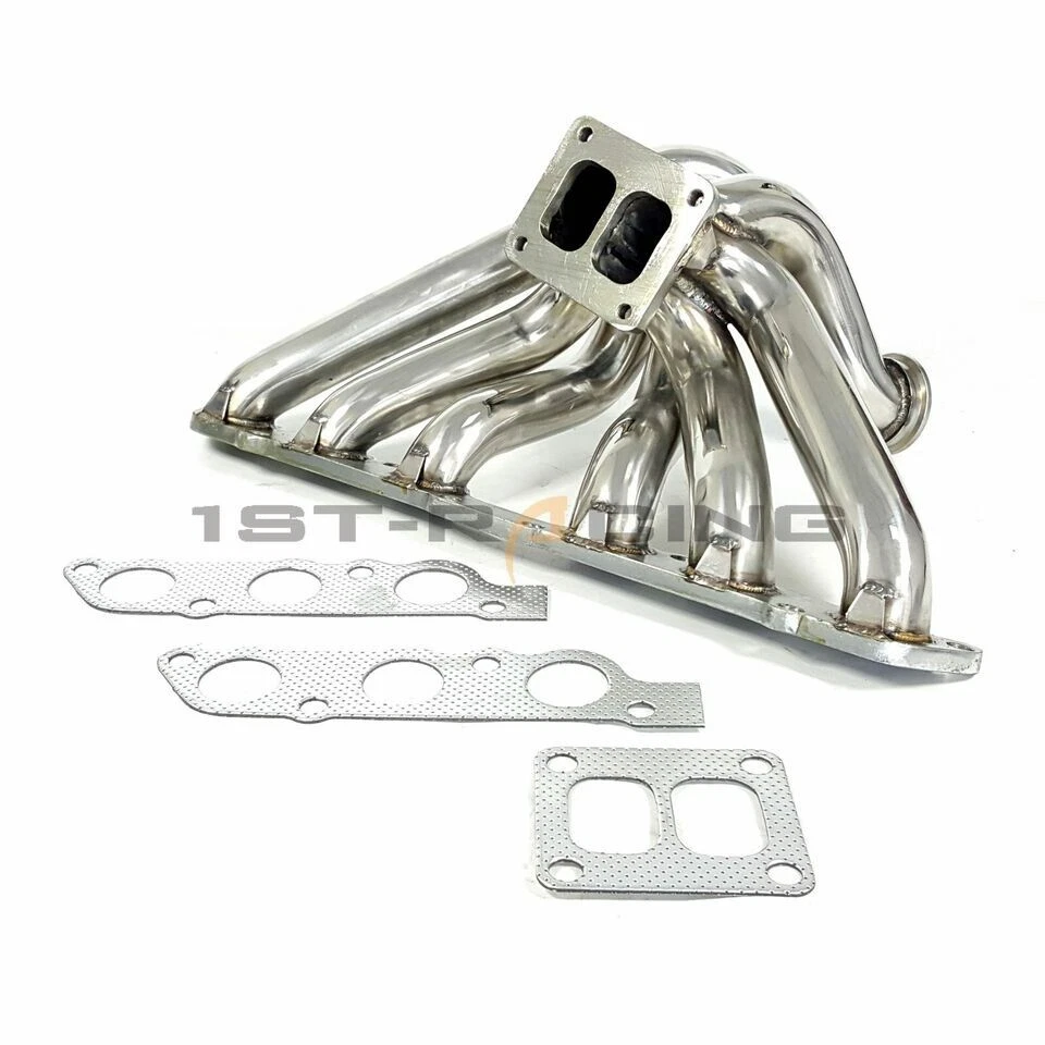 Exhaust Manifold 44mm V-Band For Toyota Supra Lexus SC300 GS300 IS300 2JZGE 3.0L Foto 2 de 4