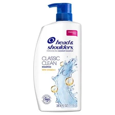 Head & Shoulders Anti-Dandruff with Vitamin E Shampoo, Classic Clean (38.8 fl