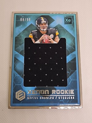 2018 Panini Elements Football Xenon Rookie Framed Mason Rudolph Patch /99