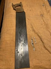 Disston Porter Mitre Saw 23.5 Long Tooth Area Very Straight