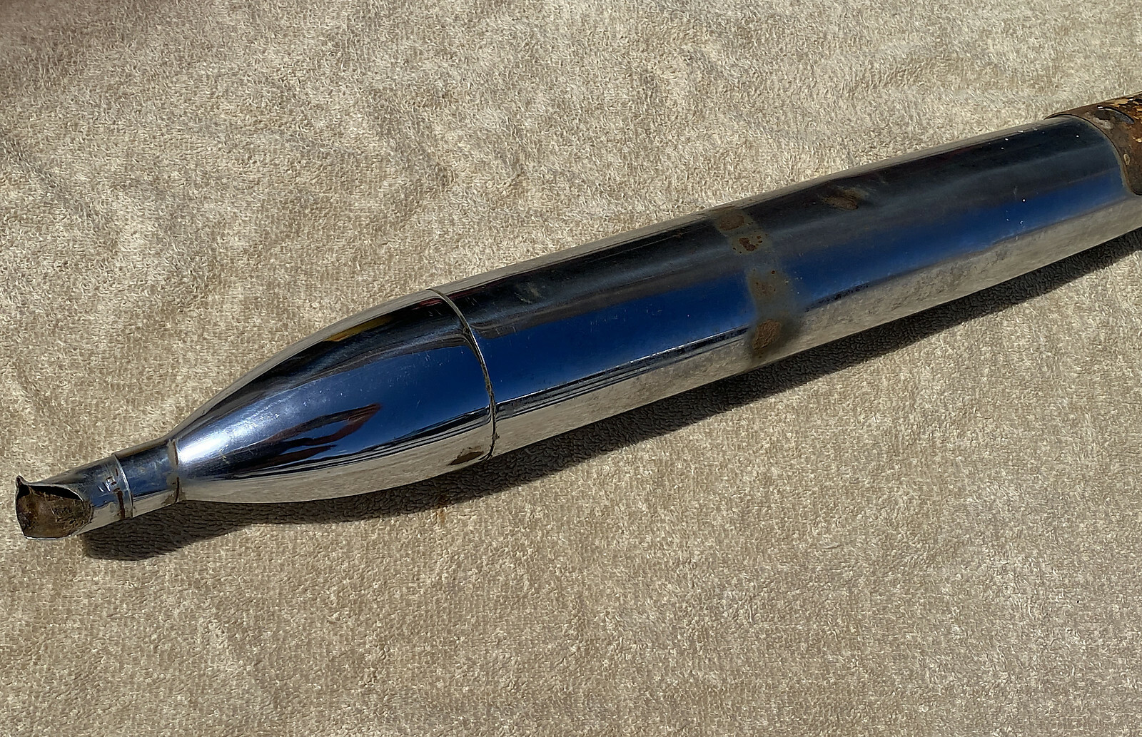 GENUINE ARCTIC CAT MINI BIKE EXHAUST PIPE MUFFLER & HEAT GUARD WHISKER