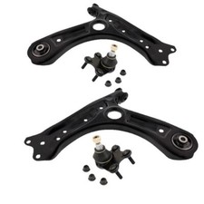 For Skoda Fabia Mk3 2014-2016 Lower Front Wishbones Suspension Arms Pair