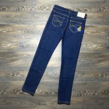 LEE x VIVIENNE WESTWOOD Big Orb Embroidery Monroe Wo  s Skinny Jeans size 32/33
