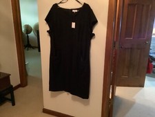 NWT CALVIN KLEIN Classic Sophisticated Black Dress, Fully Lined Size 24