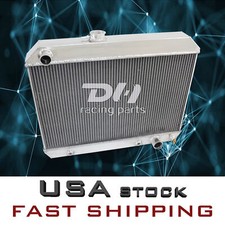 4 Row Aluminum Radiator For 1964-1967 65 Pontiac Le-mansgtotempest 3.5-6.6l V8