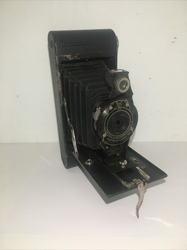 Appareil Photo Ancien Eastman Kodak N°2A Folding Model B Hawk-eye Avec étui Topaz Boyer