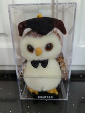 TY 2002 SMARTER the GRADUATION OWL BEANIE BABY - MINT with MINT TAGS