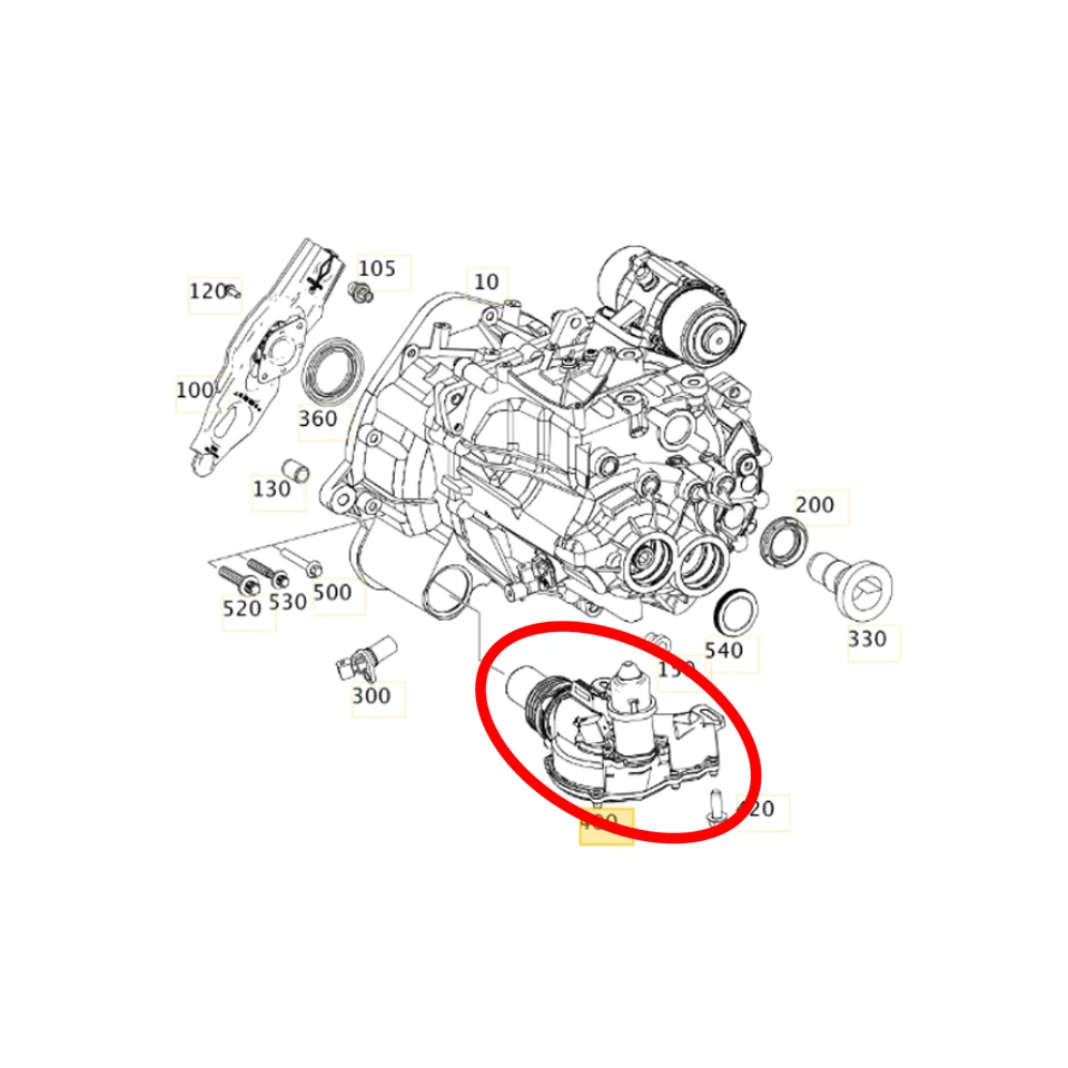 Cylindre Récepteur Actionneur d'embrayage pour Smart ForTwo 2007> A4512500062 - Photo 3/4