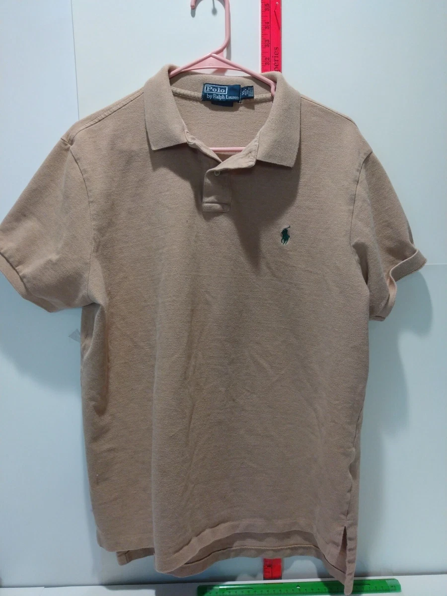 Tan polo on sale shirt ralph lauren