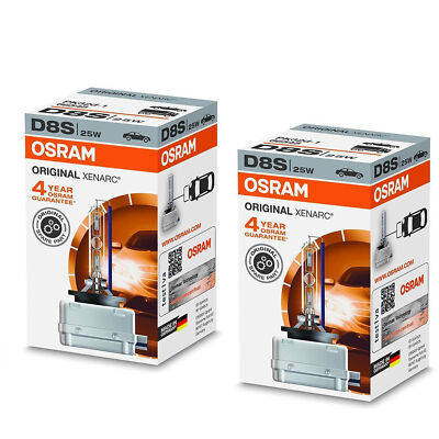  2 Stück OSRAM D8S 6654812V+24V 25W PK32D-1 Original XENARC Faltschachtel