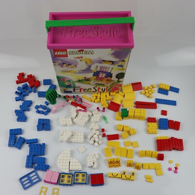 Vintage 1995 Lego System INCOMPLETE Free Style 4151 Incomplete Mix