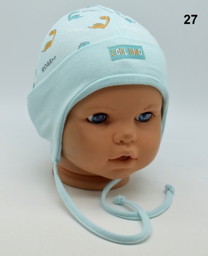 Baby Boy Hat Tie Up Cap Toddler Infant Spring Lace Up Hat Cotton - Picture 31 of 61