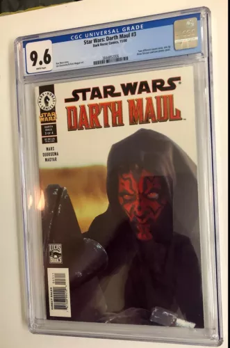 **Star Wars Darth Maul #3 2000 3844852006 Variant Cover CGC 9.6 White Pages**