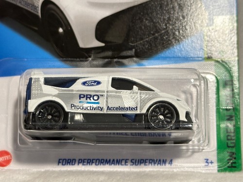 Hot Wheels Ford Performance Supervan 4 #128/250 Green Speed #9/10 White 2024 - Picture 2 of 3