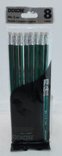 Dixon No. 2 HB Wood-Cased Professional Fashion Pencils Tuxedo Green 8 Count