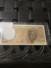 CENTRAL AFRICAN STATES CAMEROUN 2000 2,000 FRANS P203E 1997 SHIP UNC MONEY NOTE