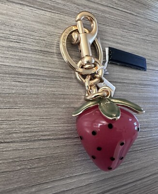 NWT Coach X Observed By Us Resin Strawberry Bag Charm