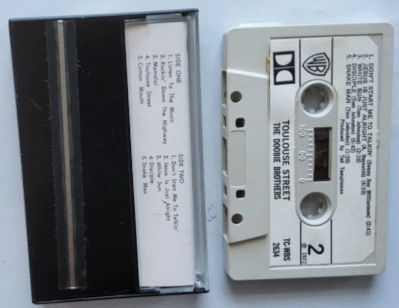 The Doobie Brothers – Toulouse Street 1972 Cassette Tape pop rock - Image 2 of 2