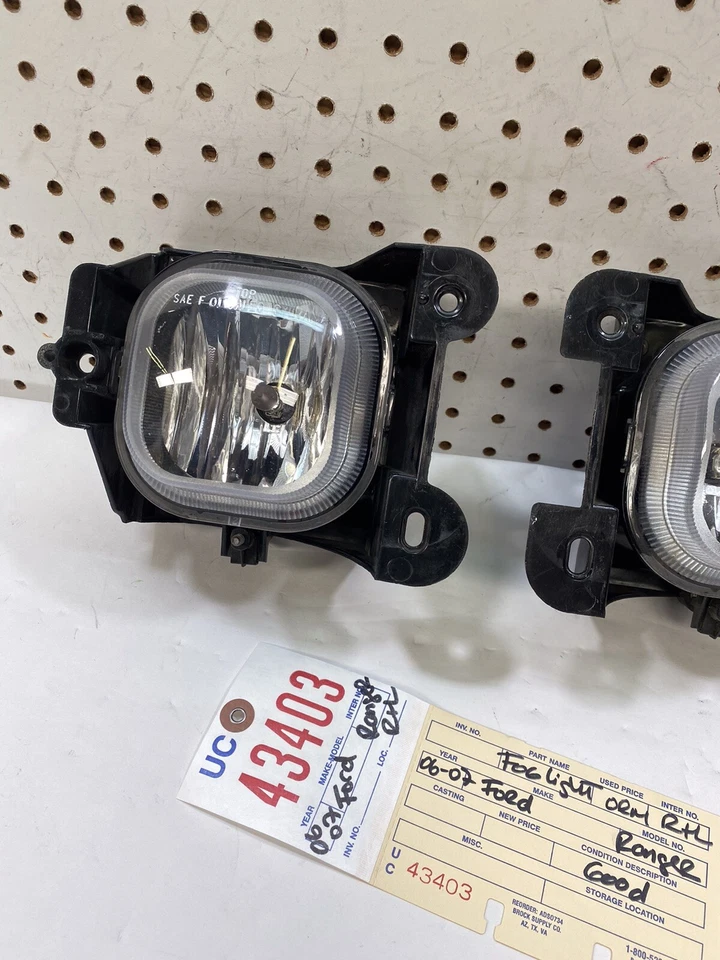 Ford Ranger 2006 2007 par de luces antiniebla derecho y lateral OEM Foto 2 de 4