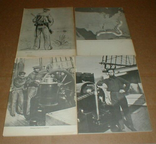 4 Civil War Naval Chronology 1861-1865 Book Lot Navy history division operations - Bild 2 von 3