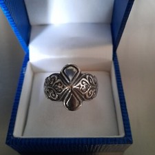 ANELLO STILE ORIENTALE ARGENTO DONNA LAVORATO FINEMENTE. 