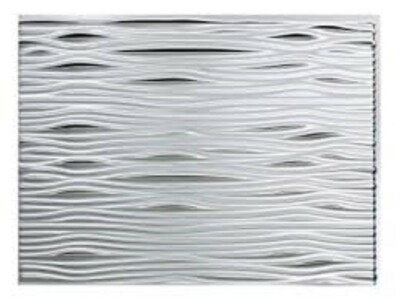 Fasade Easy Installation Waves Brushed Aluminum Backsplash Panel (Lot of 5)