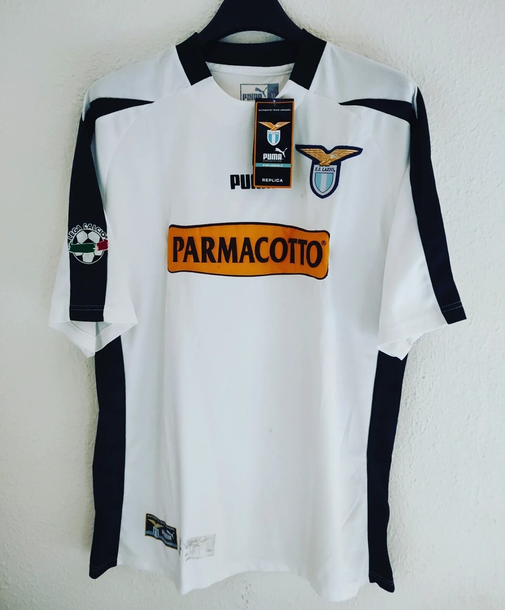 PUMA S.S. Lazio シャツ PARMACOTTO S.S. Lazio 2003/2004 Puma Italy Futbol Soccer Jersey