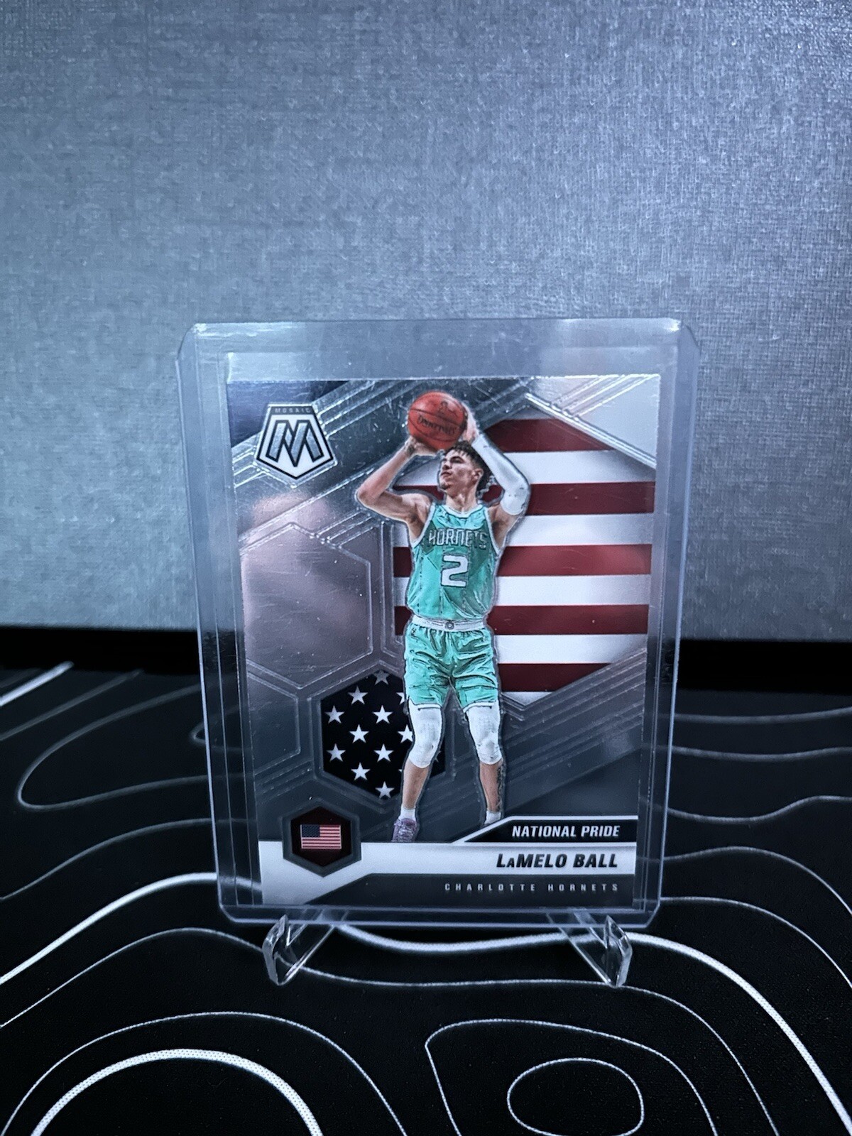 2020-21 Panini Mosaic National Pride - #257 LaMelo Ball - Silver Prizm Rookie NM