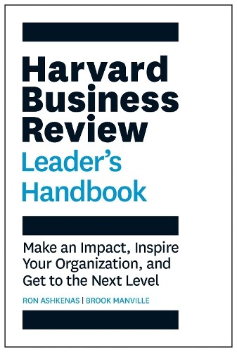 Ron Ashkenas Brook Manv Harvard Business Review Leader's Hand (Copertina rigida)