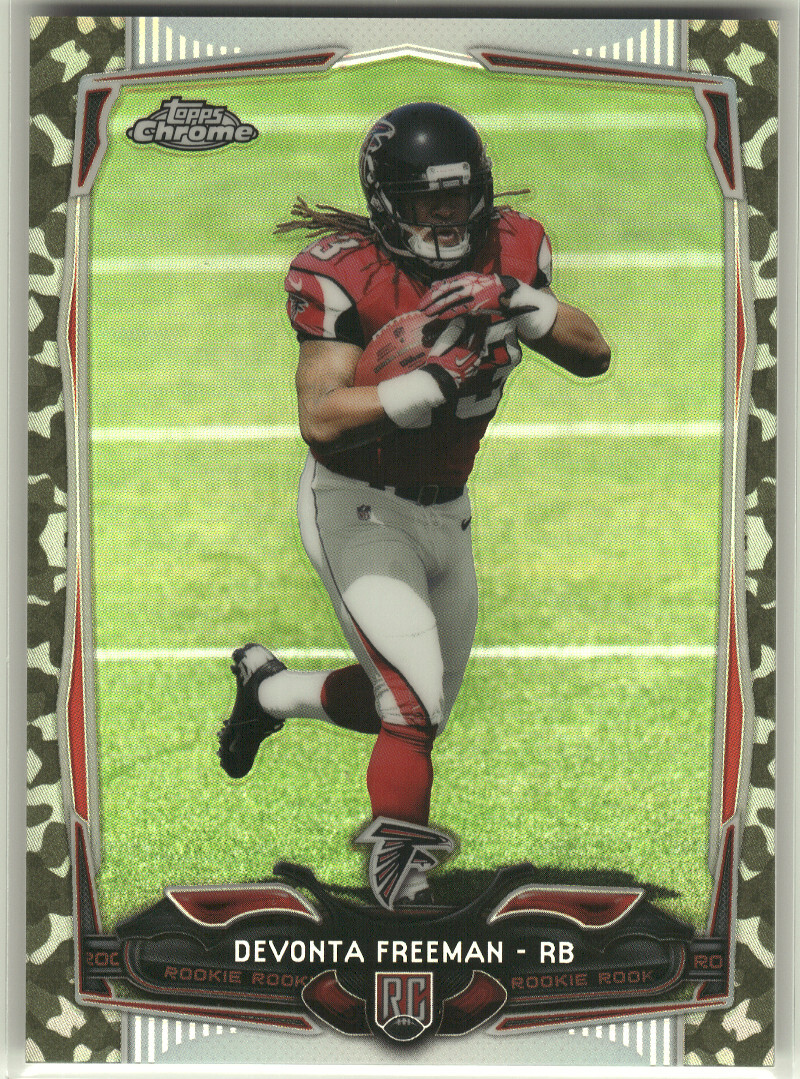 2014 Topps Chrome #216 Devonta Freeman Camo /499