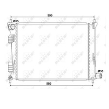 Radiateur Hyundai ACCENT