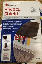 Skilcraft Privacy Shield Privacy Filter, 19 Inch Wide Notebook LCD Monitors