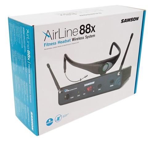 Samson Airline 88X Wireless Headset Fitness Mic+6" Speaker For Yoga/Spin/Pilates - Picture 7 of 12