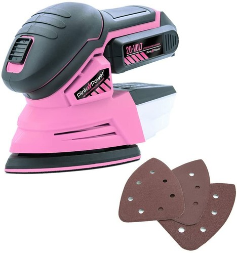 20V Cordless Detail Sander – Electric Palm Sander for Wood, Furniture, DIY Tools - Picture 1 of 7