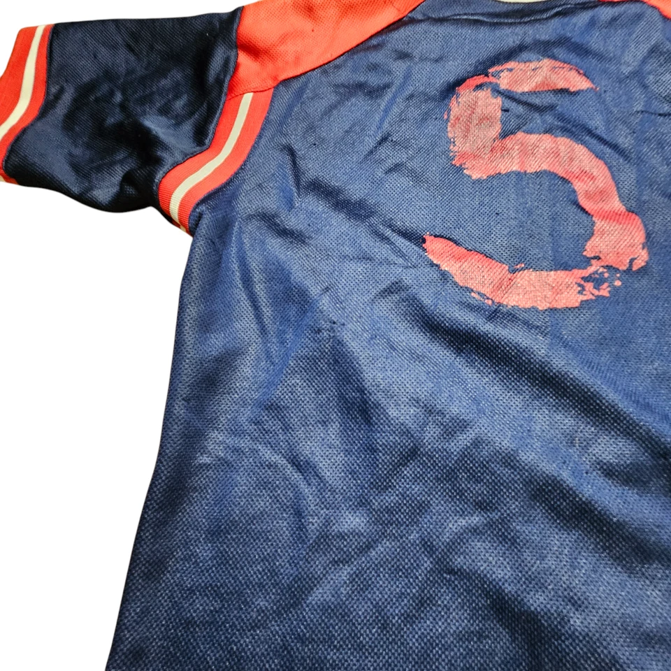 Camisa de beisebol masculina vintage anos 90 Fubu 05 M 12/14 poliéster hip hop rap Y2K - Imagem 4 de 4