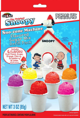 Snoopy Snow Cone Maker Refill 3 Oz