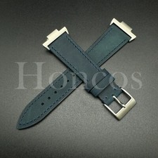 Vintage Leather Watch Band Strap Fits for Tissot PRX Adapter Quick Release D/BL