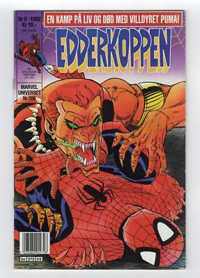 1991 MARVEL SPECTACULAR SPIDER-MAN #172 & #171 PUMA APP KEY RARE NORWAY