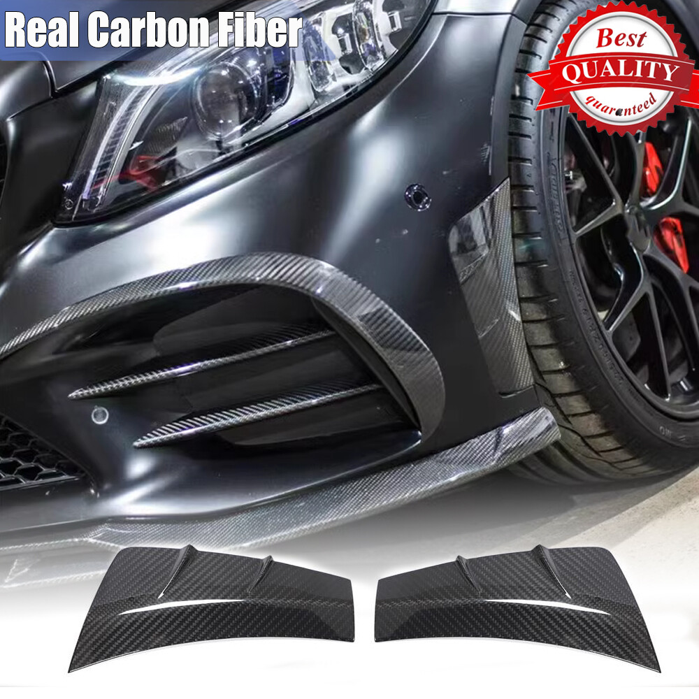 Real Carbon Side Air Vent Fender Trim for Mercedes W205 C205 C300