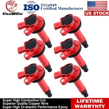 6Pack High Performance Ignition Coils UF553 For Ford F150 Edge Taurus 3.5L 3.7L