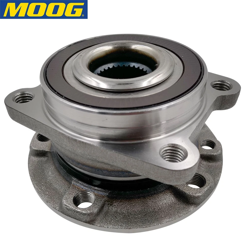 Buje de cojinete de rueda trasero delantero trasero MOOG para 14-23 Cherokee Chrysler 200 E11 Foto 4 de 4