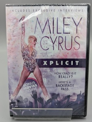 Xplicit, Miley Cyrus, 2014, Music Pop Concert Documentary Movie DVD New OOP