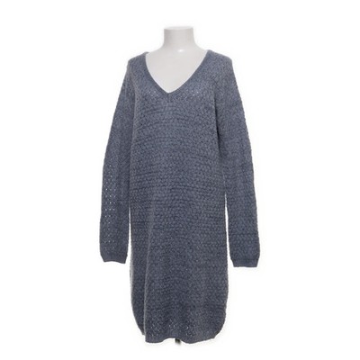 Ichi, Kleid, Größe: M, Blau, Acryl/Baumwolle, Musterstrick, Damen #c2Q