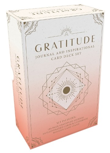 Gratitude Journal and Inspirational Card Deck Set by  Insight... - 9798886638943