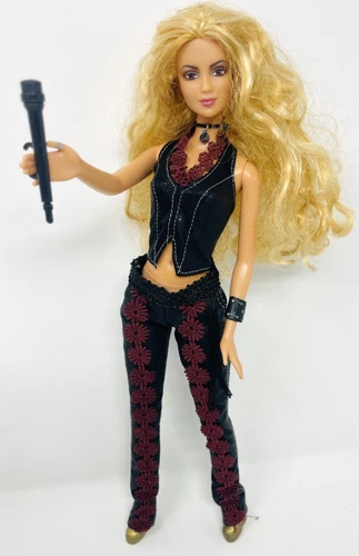 Shakira Barbie Doll Dressed 2002 Celebrity