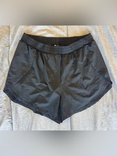 SHEIN Black Elastic Waist Pull-On Shorts