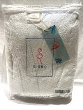 Sioro 100% Cotton White Terry Cloth Women’s XXL Robe NWT