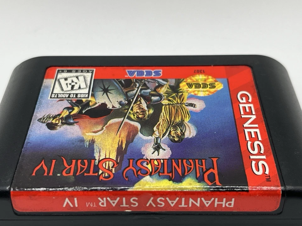 Carro Phantasy Star IV (Sega Genesis, 1994) solamente - etiqueta limpia - auténtico PROBADO Foto 4 de 4